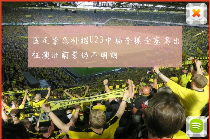 国足紧急补招U23中场李镇全塞鸟出征澳洲前景仍不明朗